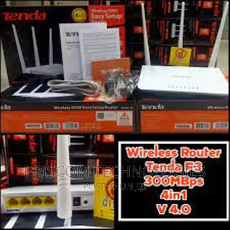 Tenda F3 N300 300mbps Wireless Router, Tenda F3 N300