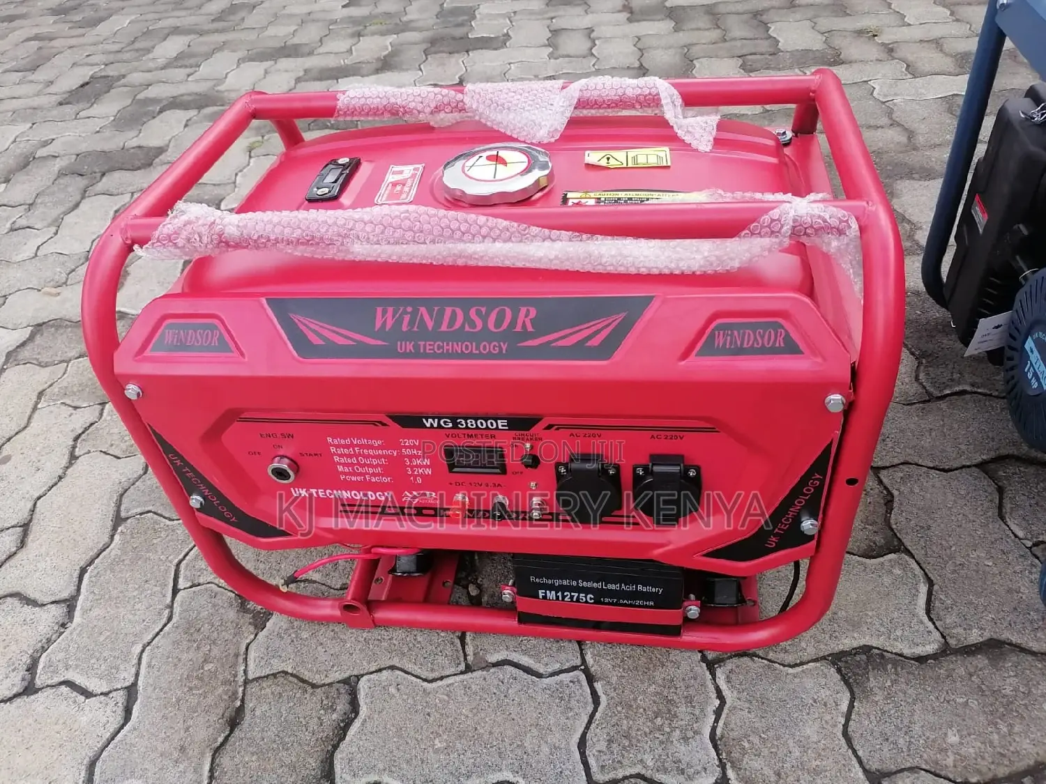 Windsor Petrol Powered Generator -7.5hp With Wheel