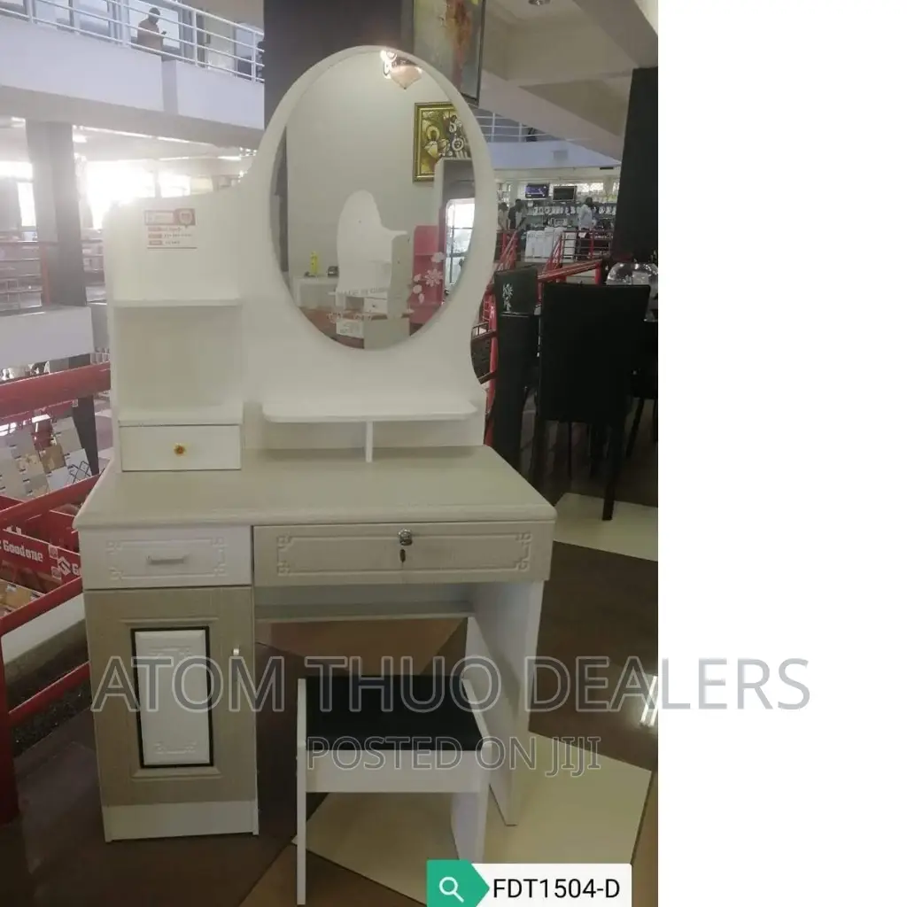 Dressing Table With Fixed Mirror Available