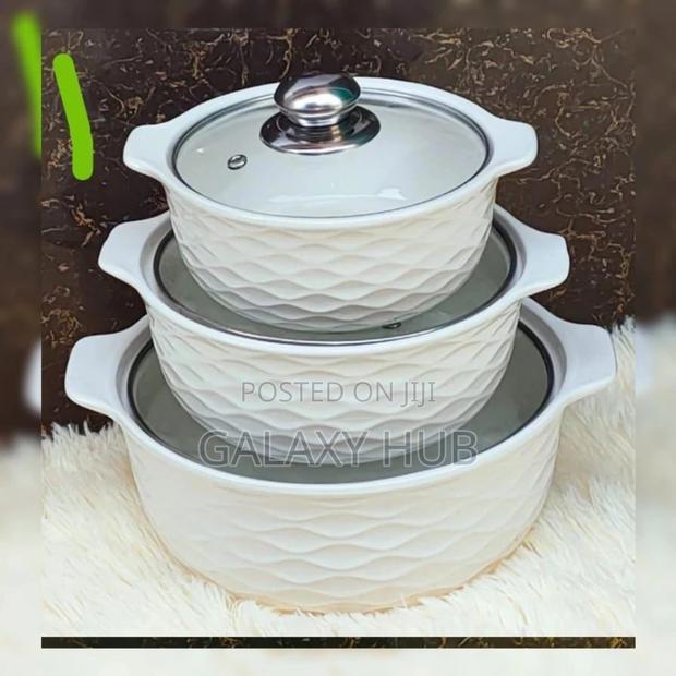 3 Pieces Ceramic Pots. - main view