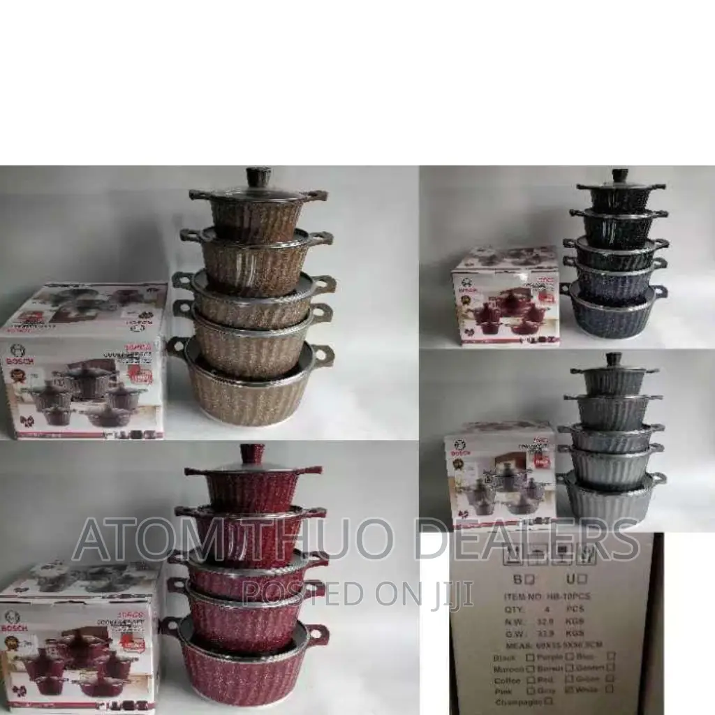 New Design 10 PC Botch Cookware