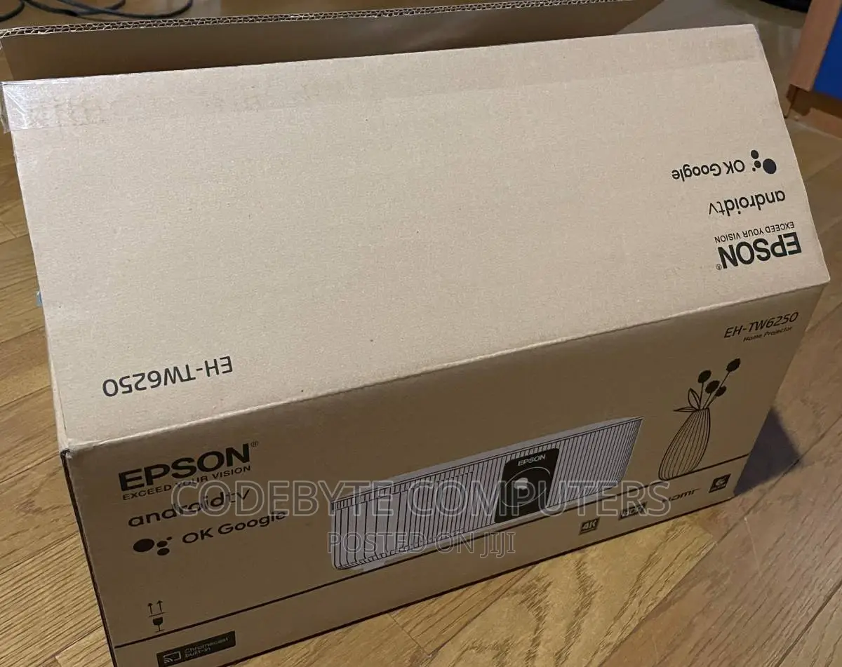 Epson EH-TW6250 PRO-UHD 2,800 Lumen Android TV Projector
