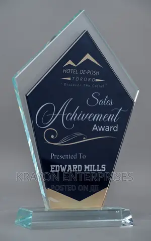 Glass Awards for Sale