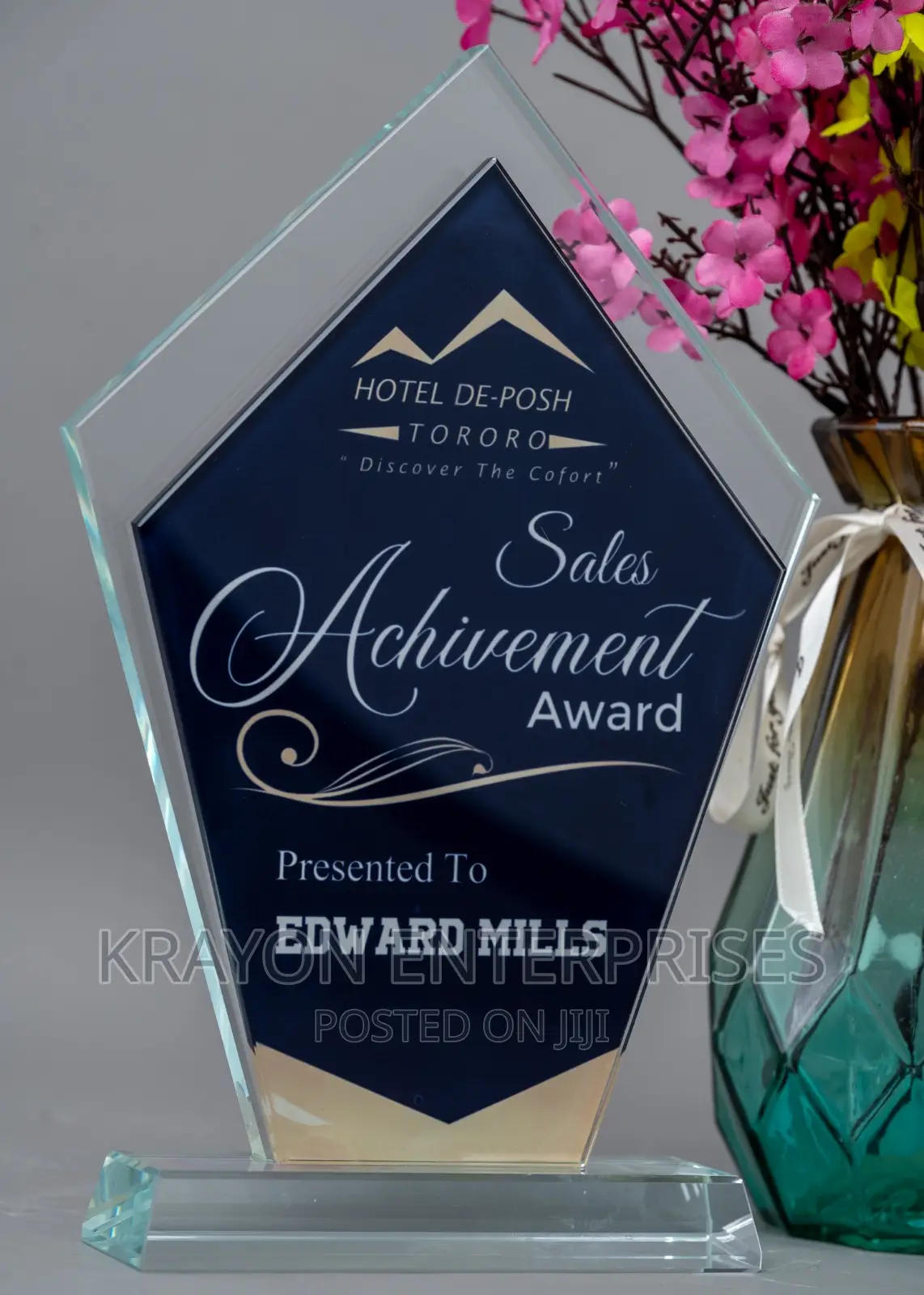 Glass Awards for Sale