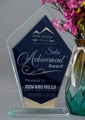 Glass Awards for Sale