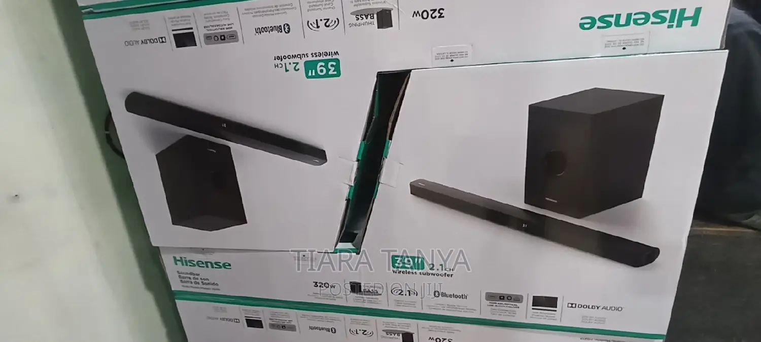 Hisense 2.1CH 320W HS219 Wireless Subwoofer Soundbar