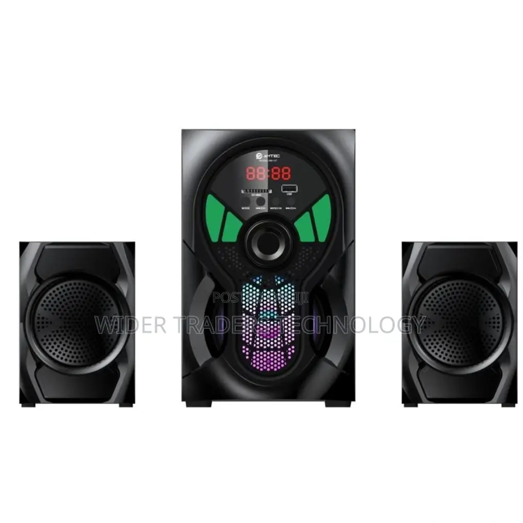 Amtec AM-107 Subwoofer Amtec System 2.1CH 8000wts BT/FM