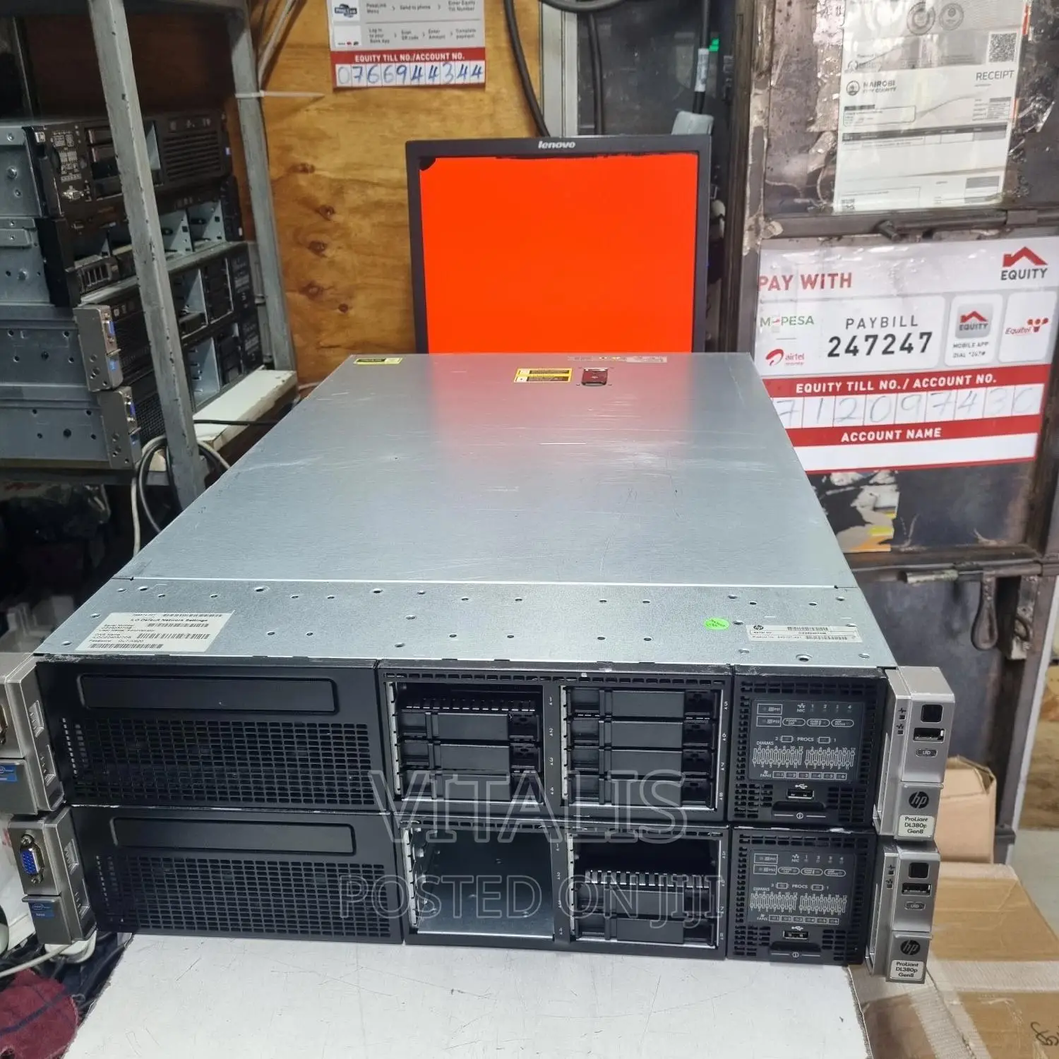 Server HP ProLiant DL380P Gen8 32GB Intel Xeon HDD 1T