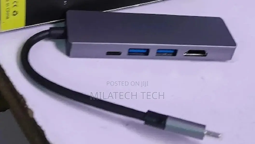 5-in-1 USB-C Hub Adapter Type-C Hub