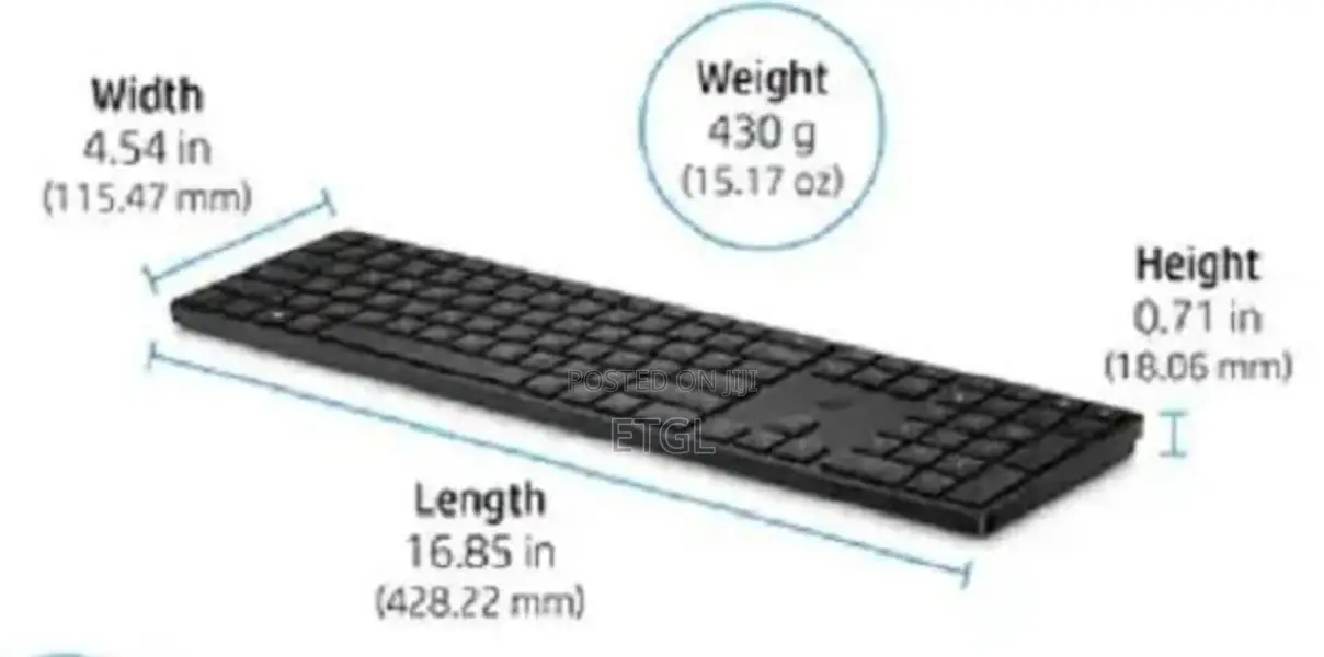 ,HP 650 Wireless Keyboard and Mouse Combo - Black