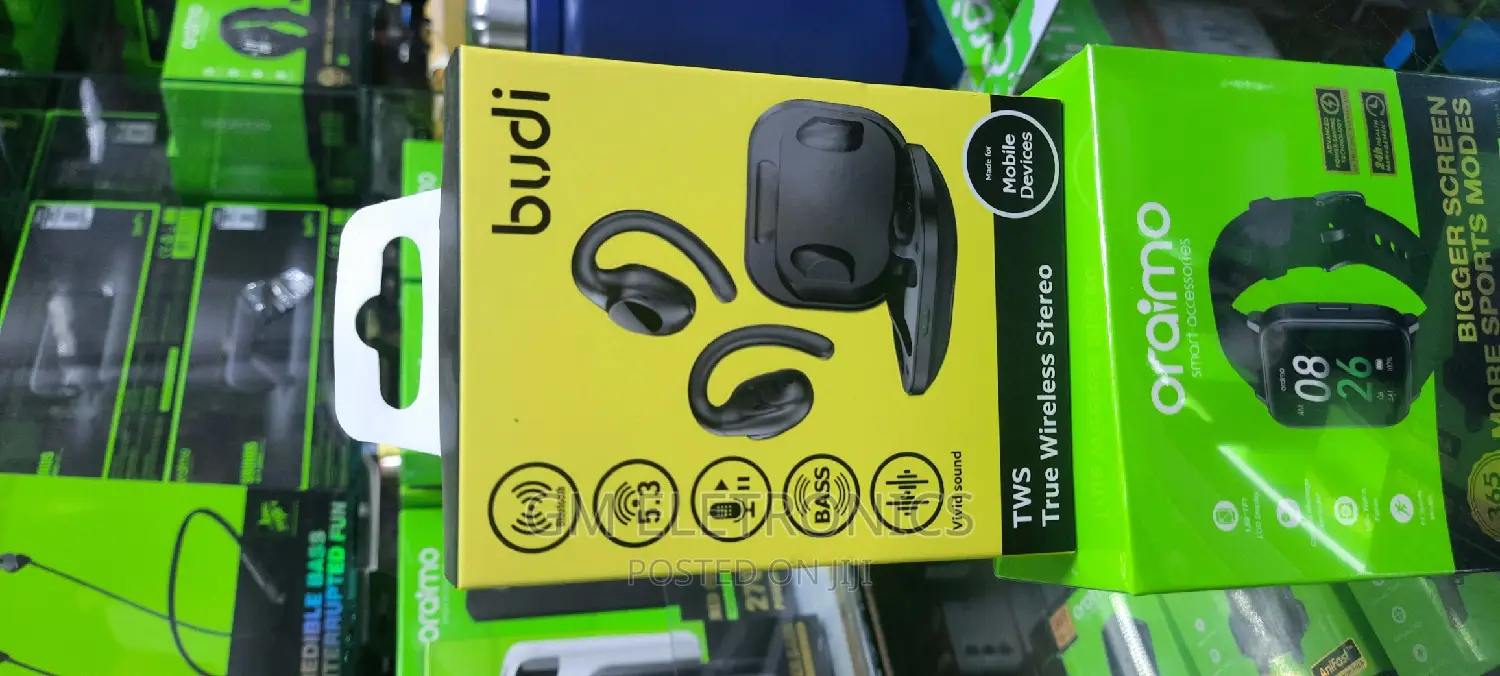 Budi TWS Wireless Stereo Earbuds.