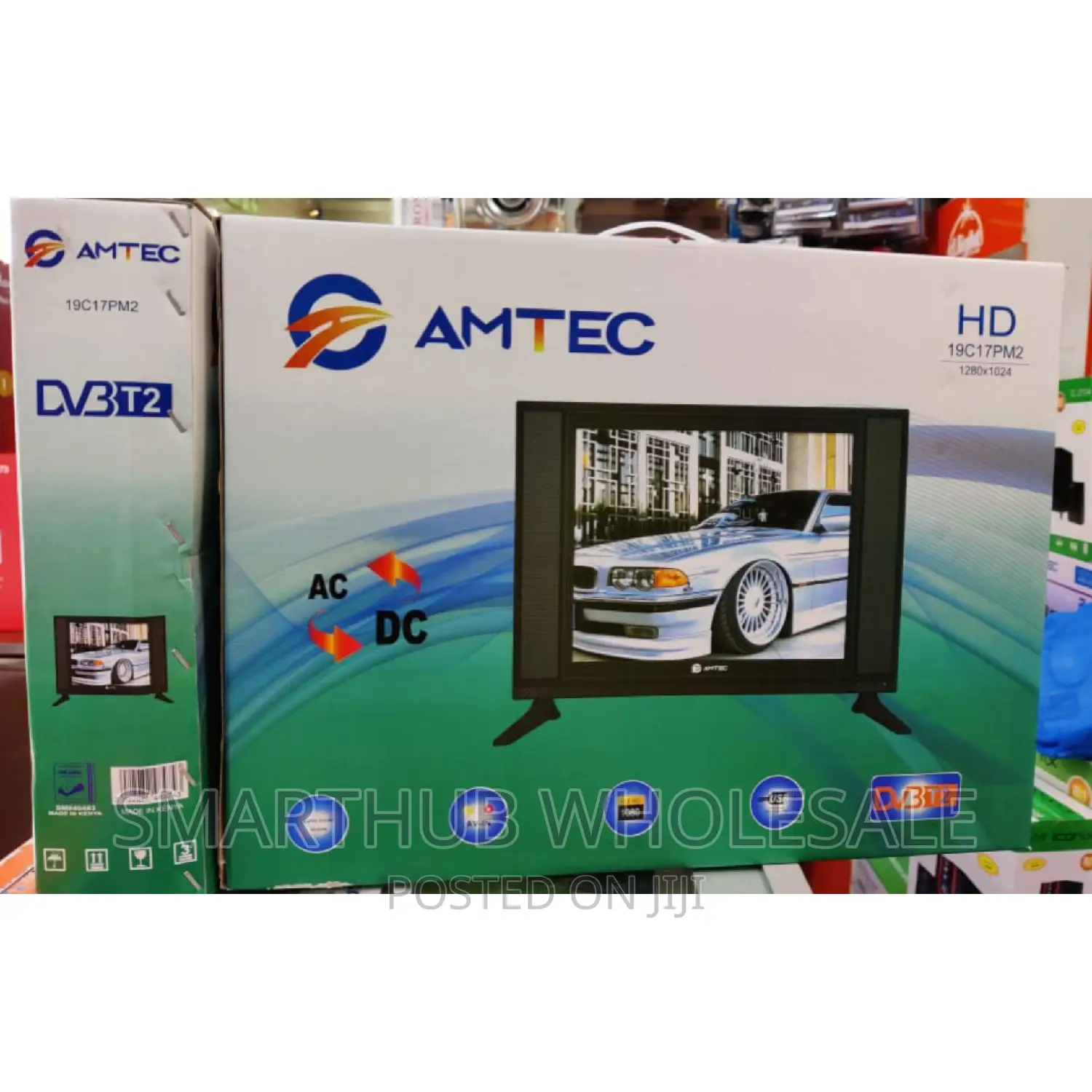 Amtec 19inch Tv Ac /Dc Tv