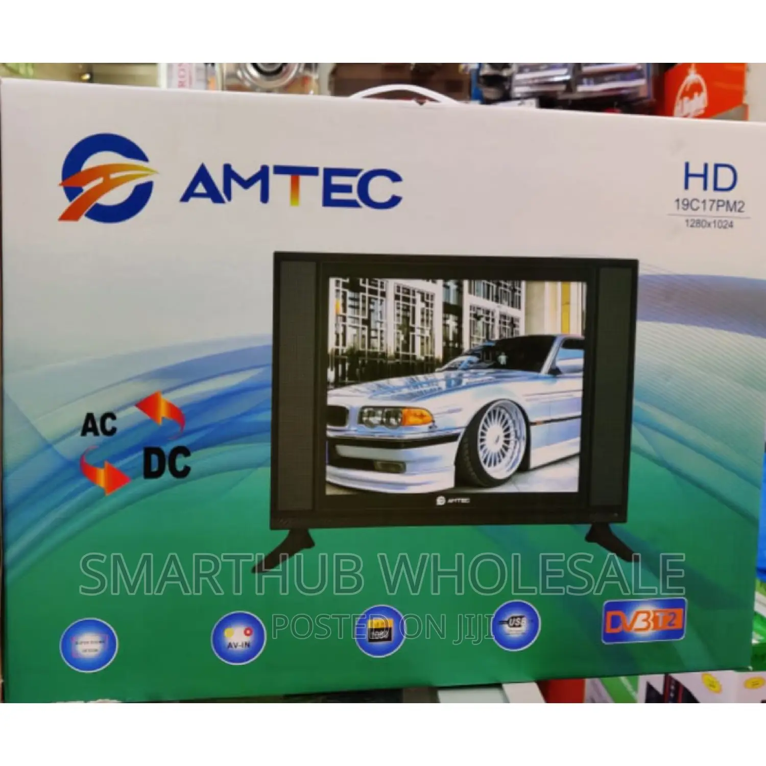 Amtec 19inch Tv Ac /Dc Tv