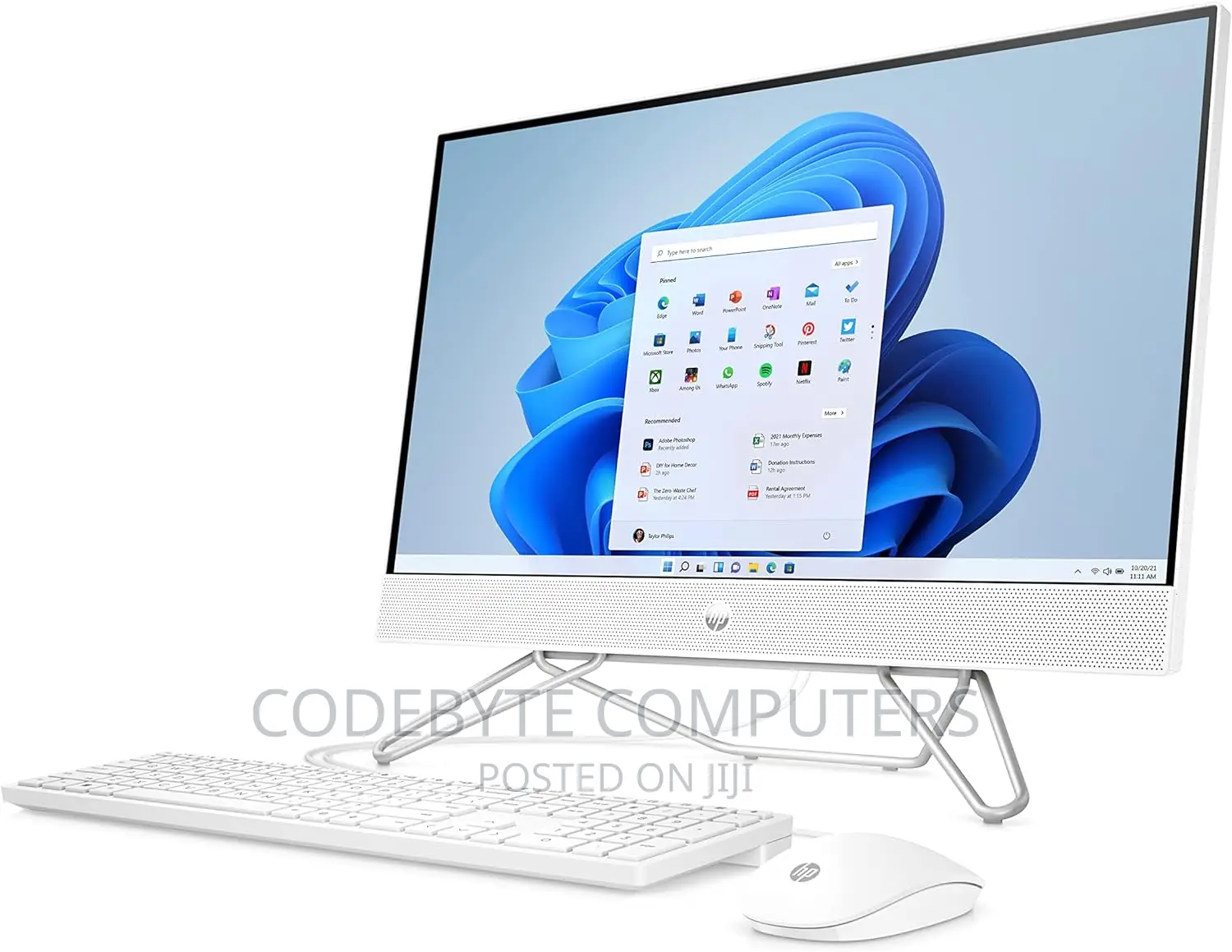 New Desktop Computer HP AiO 24 8GB Intel Core I5 HDD+SSD 256GB