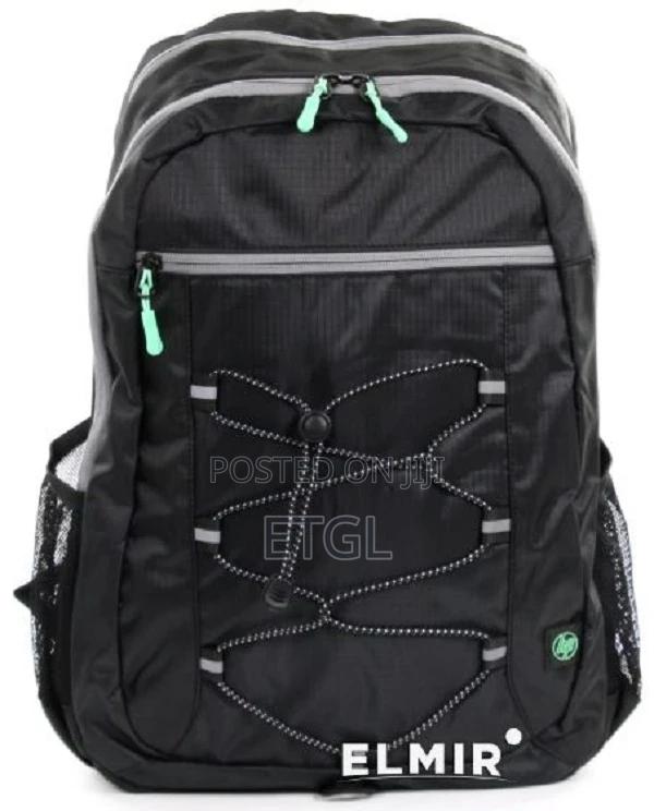 ,HP 15.6" Active Backpack - Black/Mint Green