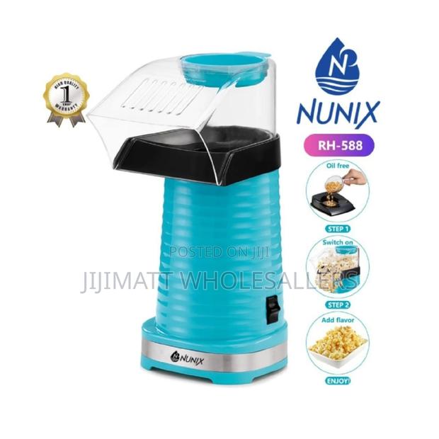 Nunix Oil Free Hot Air Popcorn Maker Machine Available