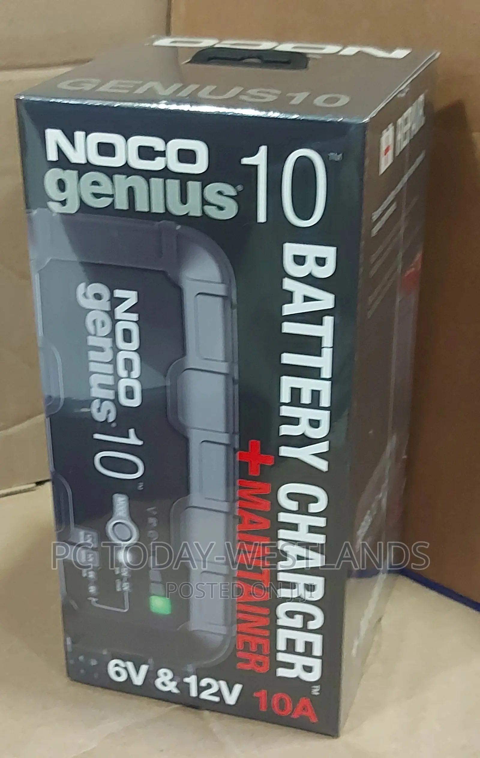 NOCO GENIUS10, 10A Smart Car Battery Charger, 6V and 12V