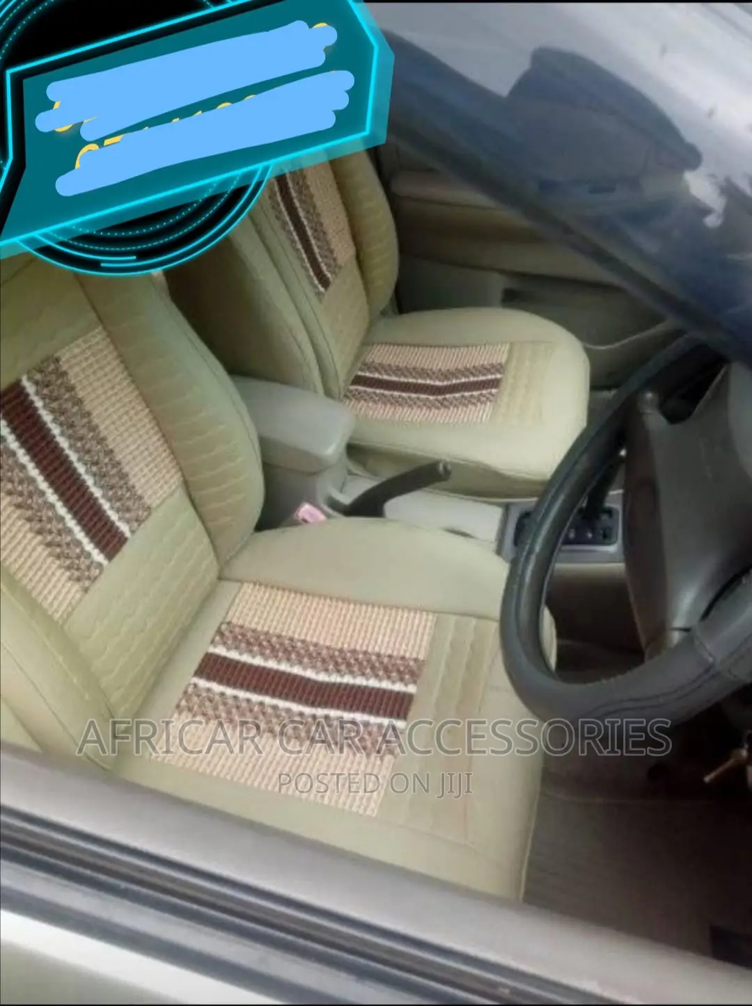5 Seater Car Fitted With Baije Leather Seat Covers in Nairobi Central