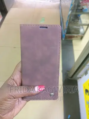 Caseme Leather Flip Case for Oppo A78( Coffee Brown)