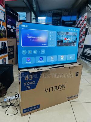 Vitron 43 Inches Smart Android Frameless Tv Full Hd 1080fhd - main view