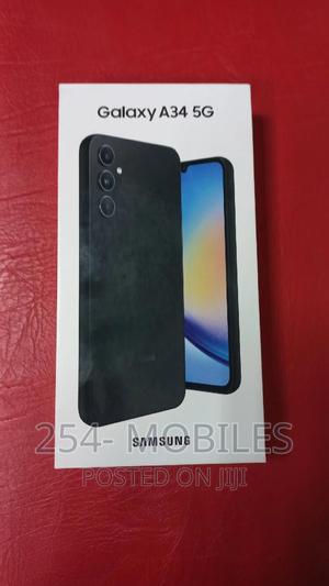 New Samsung Galaxy A34 5G 128 GB Black - main view