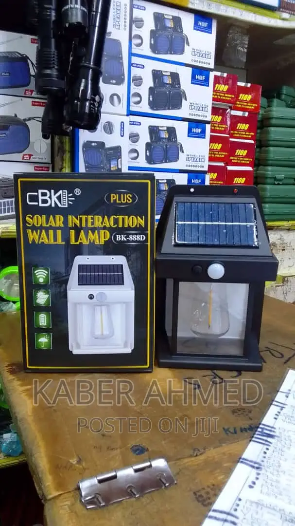 Solar Outdoor LED Interaction Wall Lights in Nairobi Central Solar