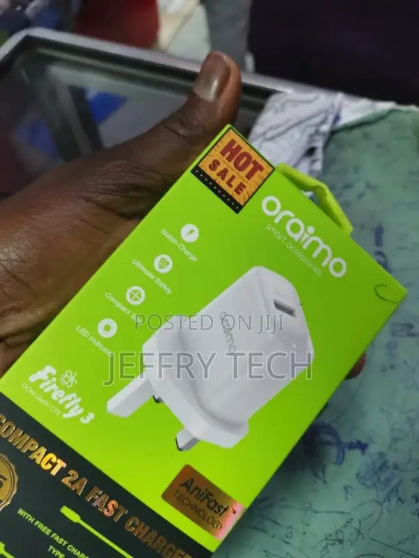 Oraimo Firefly 3 Compact 2A Fast Charger