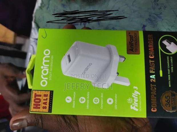 Oraimo Firefly 3 Compact 2A Fast Charger - thumbnail 2