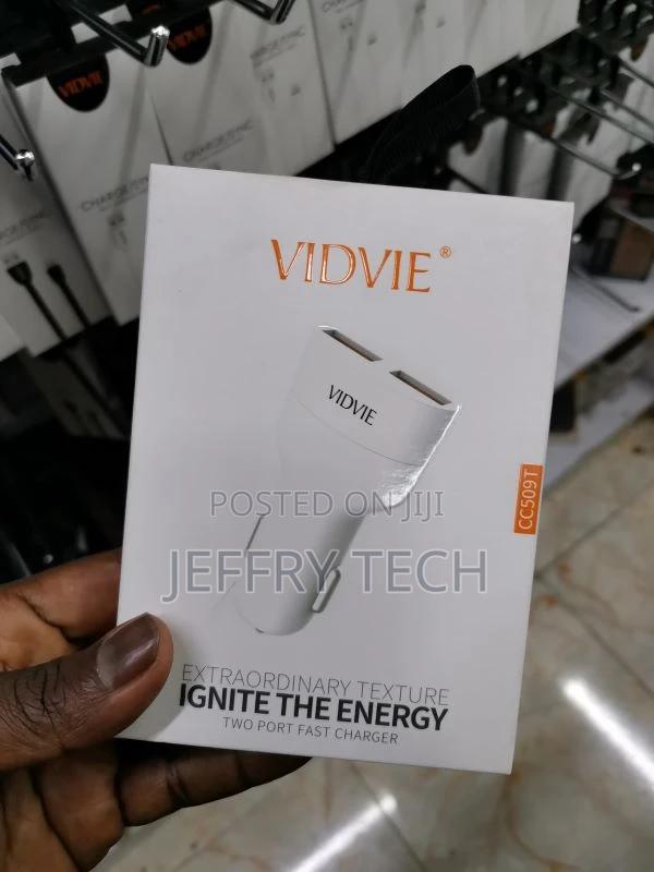 Car Charger Vidvie Cc509t White - main view