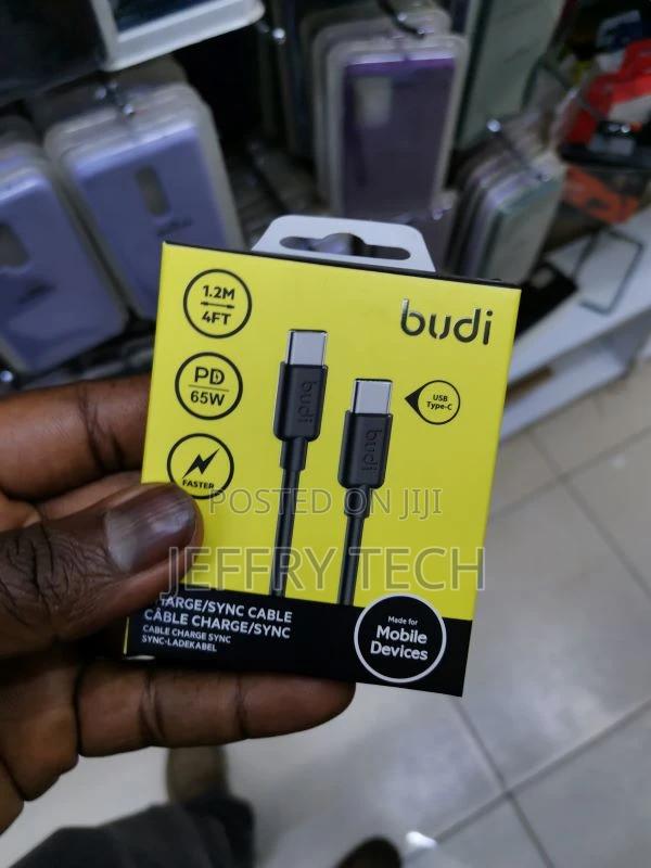 Budi Cable 1M Braided Type C to Type C - main view