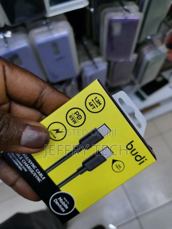 Budi Cable 1M Braided Type C to Type C - thumbnail 3