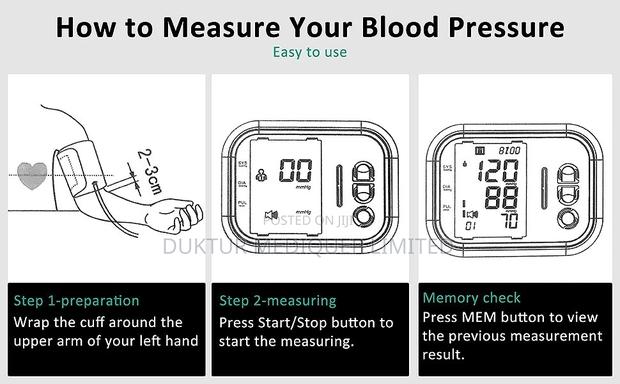 Digital Blood Pressure Machine With Oxymeter Hypertension - thumbnail 2