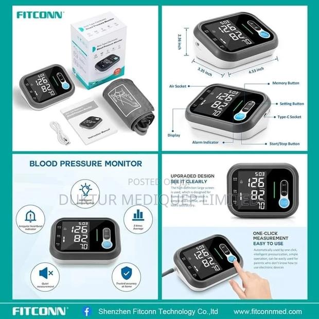 Digital Blood Pressure Machine With Oxymeter Hypertension - thumbnail 4