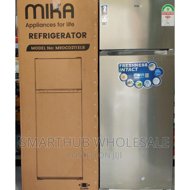 Mika 211litres Double Door Fridge*