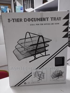 3tier Document Tray Metallic - thumbnail 2