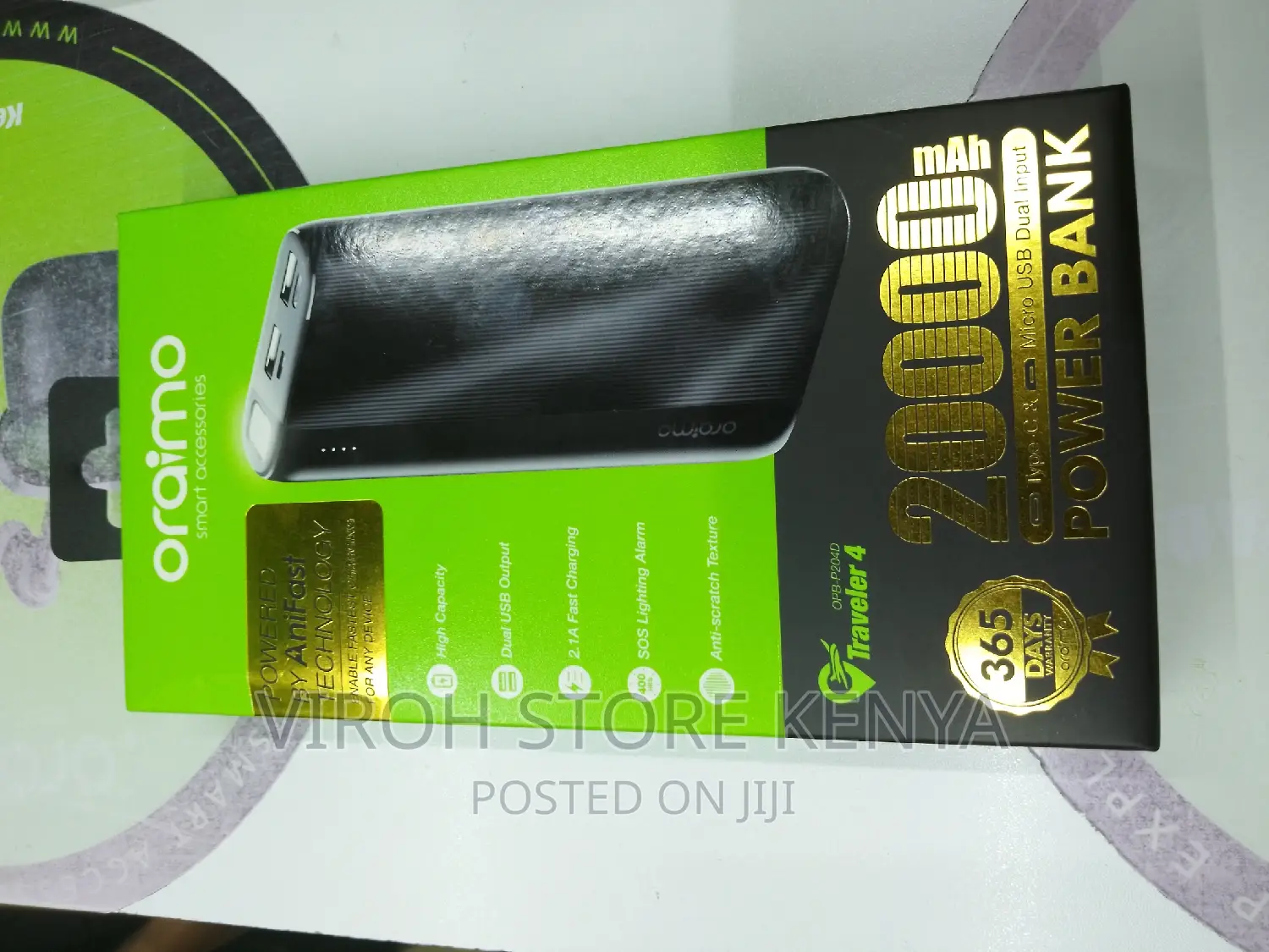 Original Oraimo 20000mah Power Bank