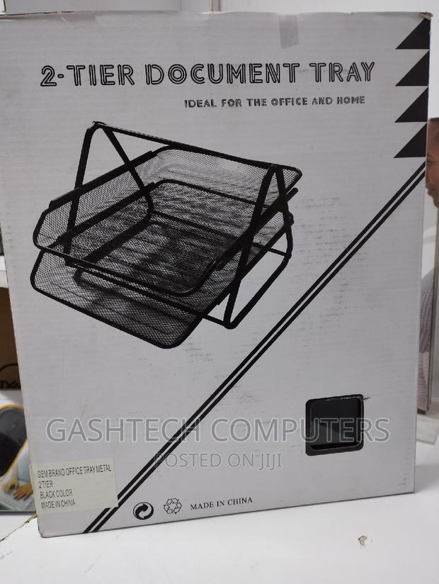 2-Tier Document Tray Metallic - main view