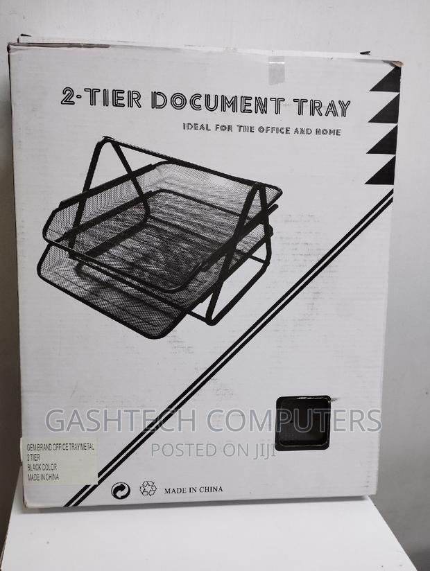 2 Tier, 3 Tier Mesh Document Tray All Tiers Available - main view