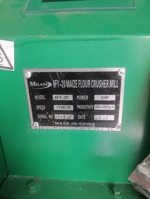Quality Maize Crusher Available