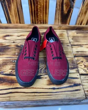 Vans Rubber Shoes,Maroon