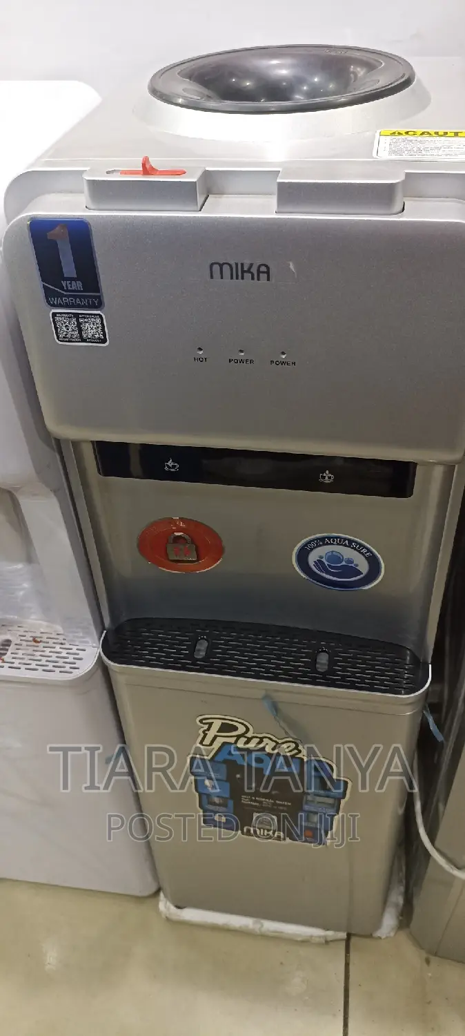 Mika Hot and Cold Silver Free Standing Water Dispenser