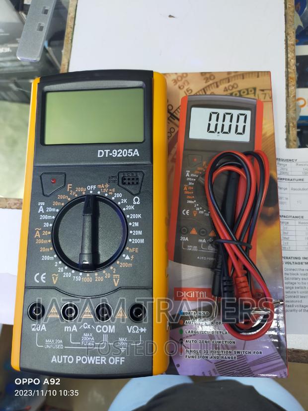 High Quality Digital Multimeter Dt-9205a