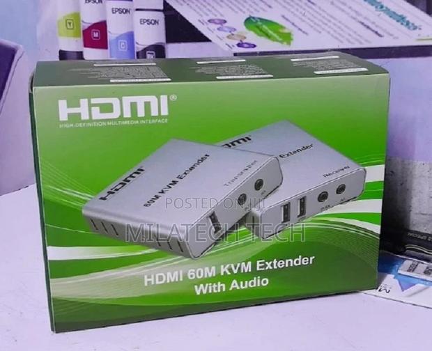 60M HDMI Extender 1080p 3D HDMI Transmitter Receiver Cat 5e/ - main view