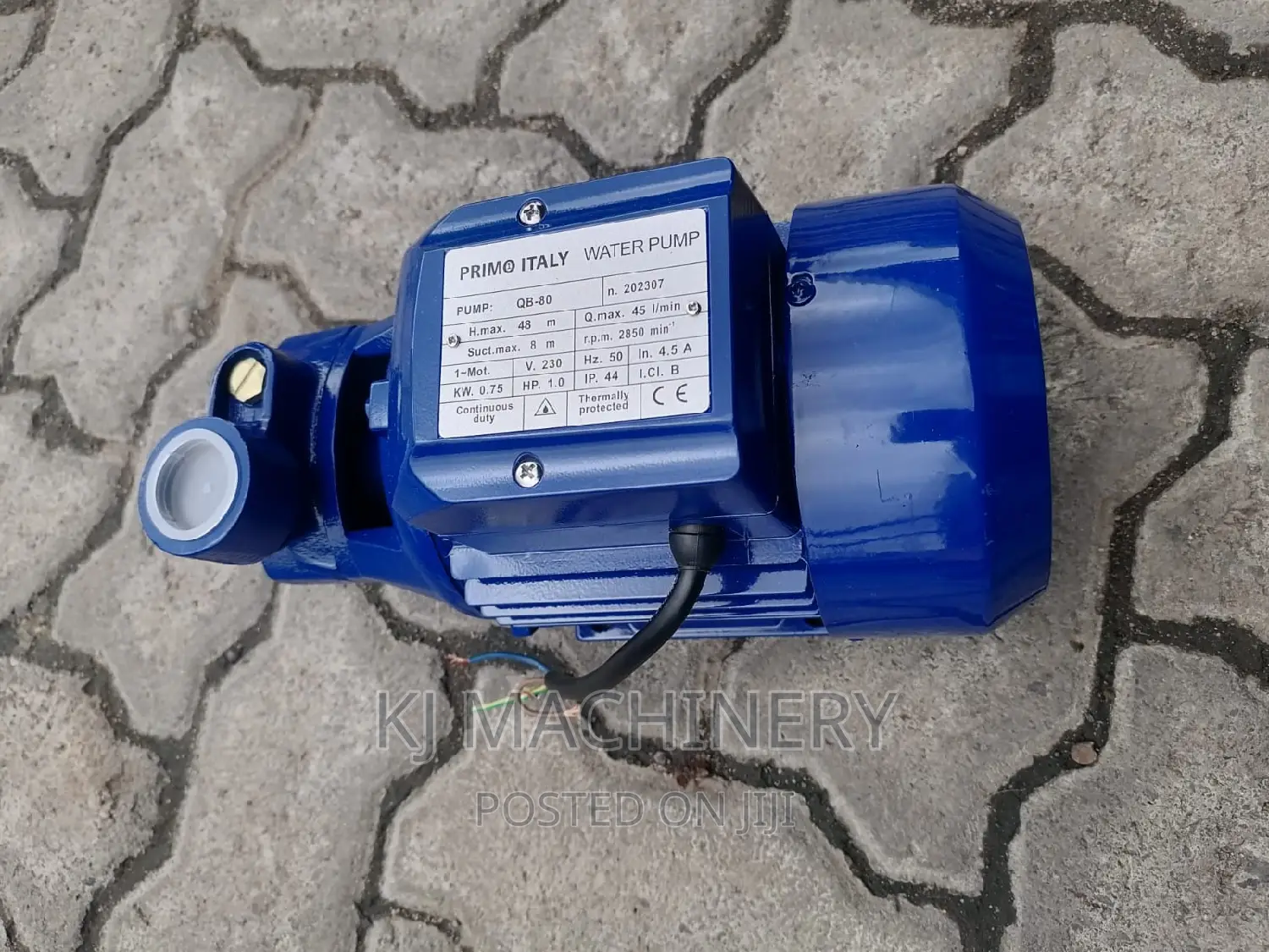Primo Italy Quality Booster Pump 0.75hp