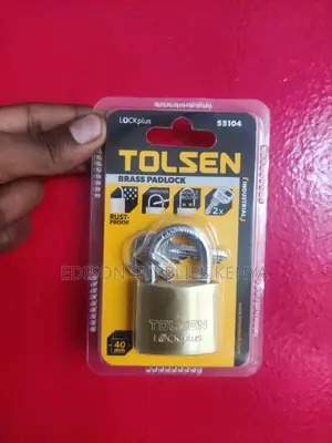 Tolsen Brass Padlock 40mm Padlock Heavy Duty Security