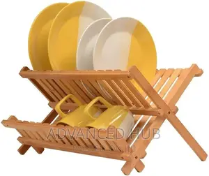 Foldable Bamboo Dishrack