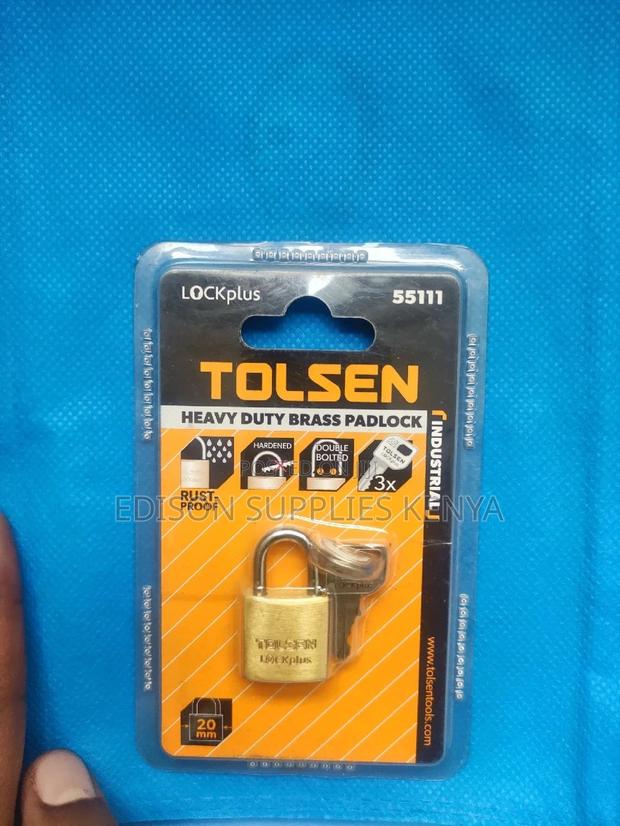 Padlocks Tolsen Heavy Duty Brass Padlocks 20mm