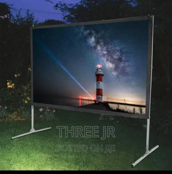 Have a Night Event. Use Our Framed Projection Screen.
