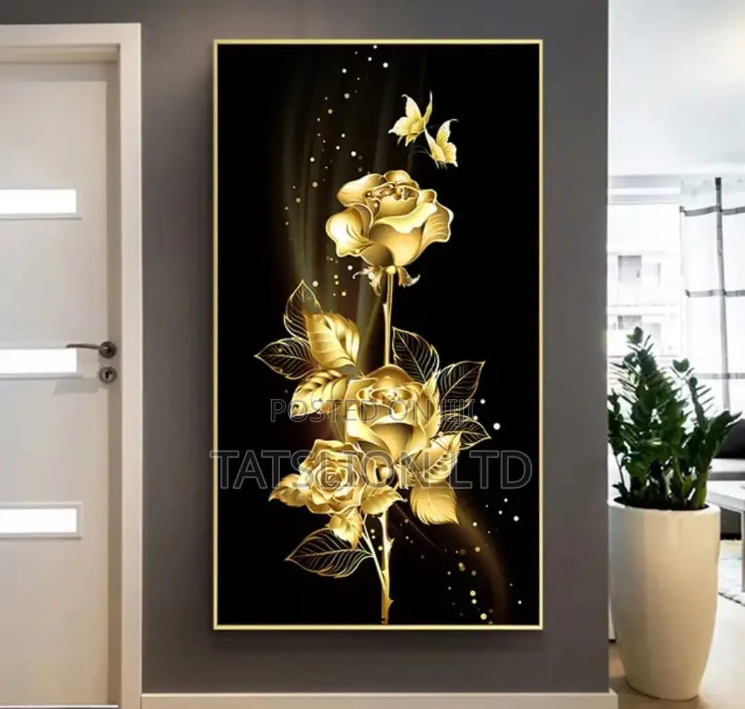 Dry Flower Canvas Wall Art