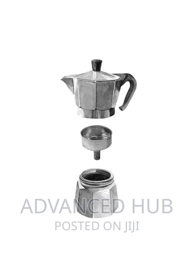 Aluminium Moka Coffee Pot 12tazze - thumbnail 6